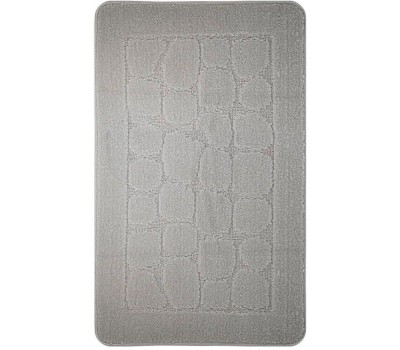 САНАКС - Коврик в ванную КЛАССИК УНИ камень, одинарный СЕРЫЙ, 55х90 см, 100% полиэстер 00332