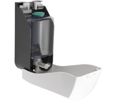 GFmark - Дозатор для ДЕЗИНФЕКЦИИ, пластик АБС, БЕЛЫЙ, большой, с глазком - капля, 1000 мл 653