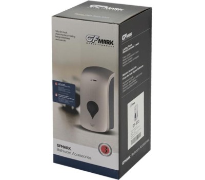 GFmark - Дозатор для ДЕЗИНФЕКЦИИ, пластик АБС, БЕЛЫЙ, большой, с глазком - капля, 1000 мл 653