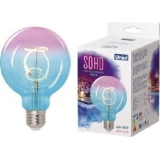 Лампа декоративная светодиодная UNIEL (UL-00005892) LED-SF01-4W/SOHO/E27/CW BLUE/WINE GLS77TR