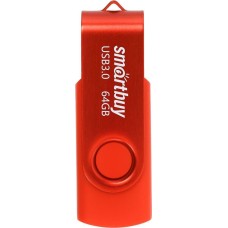 USB-флэш SMARTBUY (SB064GB3TWR) UFD 3.0/3.1 064GB Twist Red красный