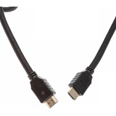 кабель CACTUS Кабель аудио-видео CS-HDMI.2-2 HDMI (m)/HDMI (m) 2м. позолоч.конт. черный