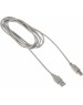 Кабель BURO Кабель USB2.0 USB A(m) - USB B(m), 3м, блистер, серый [bhp ret usb_bm30]
