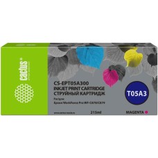 Картридж CACTUS Картридж CS-EPT05A300, T05A3, пурпурный пигментный / CS-EPT05A300