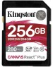 Карта памяти KINGSTON Карта памяти SDXC UHS-II Canvas React Plus 256 ГБ, 280 МБ/с, Class 10, SDR2V6/256GB, 1 шт., без адаптера
