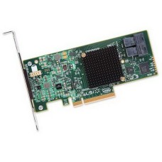 BROADCOM HBA-адаптер 9300-8I SGL (LSI00344 / H5-25573-00) PCIe 3.0 x8 LP, SAS/SATA 12G HBA, 8port(2*int SFF8643), 3008 IOC, {5} (007080)