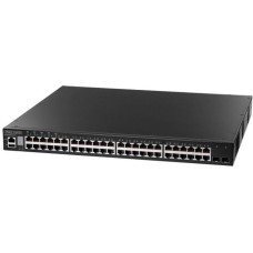 Коммутатор EDGE-CORE Коммутатор 48 x GE + 2 x 10G SFP+ ports + 1 x expansion slot (for dual 10G SFP+ ports) L3 Stackable Switch, w/ 1 x RJ45 console port, 1 x USB type A storage port, RPU connector, Stack up to 4 units ECS4620-52T