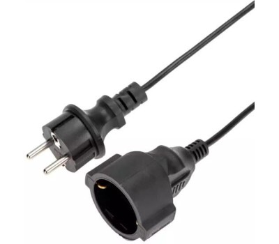 удлинитель PROCONNECT Удлинитель силовой PROc-Uc (13-4909) 3x0.75кв.мм 1розет. 10м ПВС 6A без катушки черный