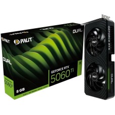 Видеокарта PALIT Видеокарта RTX5060Ti DUAL 8GB GDDR7 128bit 3xDP HDMI 2FAN RTL