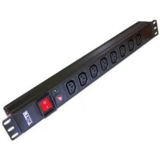 LANMASTER Блок распределения питания TWT-PDU19-10A8C3 гор.размещ. 8xC13 базовые 10A C14