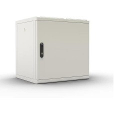 ЦМО Шкаф коммутационный (ШРН-М-12.500.1) настенный 12U 600x456мм пер.дв.металл 130кг серый 456мм 20.9кг 180град. 610мм