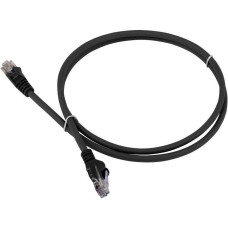 LANMASTER Патч-корд LAN-PC45/U6-5.0-BK UTP RJ-45 вил.-вилка RJ-45 кат.6 5м черный LSZH