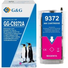 Картридж струйный G&G Картридж струйный GG-C9372A №72 пурпурный (130мл) для HP Designjet T610, T770, T790eprinter, T1300eprinter, T1100, T1100PS, T1120, T1120PS, T1200, T1200PS, T1200HDMultifunction, T2300eMultifunction