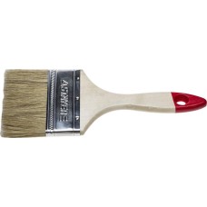 STAYER UNIVERSAL, 100 мм, 4″, светлая натуральная щетина, деревянная ручка, все виды ЛКМ, плоская кисть (0101-100)