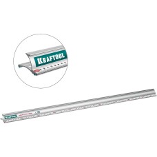 KRAFTOOL KRAFT-LINE, 1.0 м, усиленная алюминиевая линейка со стальной направляющей (34275-100)