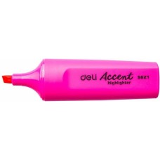 DELI Текстовыделитель Accent ES621PINK ght скошенный пиш. наконечник 1-5мм розовый