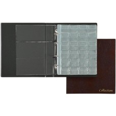 SILWERHOF Папка на кольцах Create 4шт колец, D-образные , ПВХ, 0.6мм, коричневый