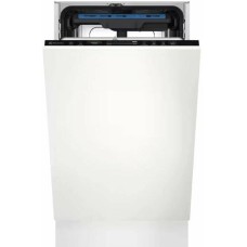 ELECTROLUX Встраиваемая посудомоечная машина EEG63410L, узкая, ширина 44.6см, полновстраиваемая, загрузка 10 комплектов, серебристый