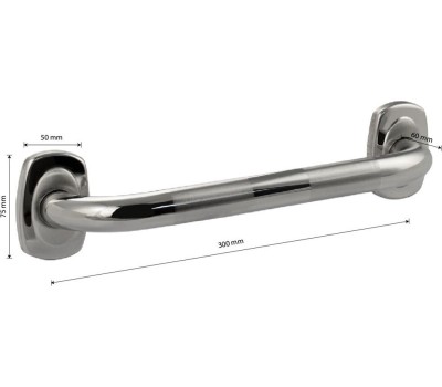 Аксессуары для ванной комнаты и туалета BRIMIX 75101 Ручка в ванную прямая 30 см