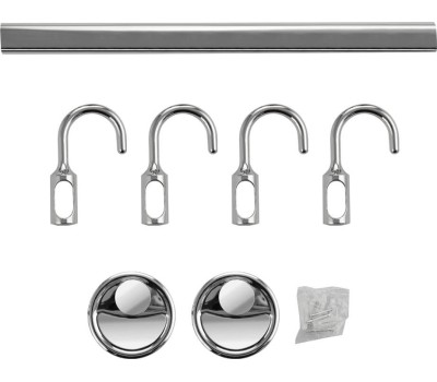 Аксессуары для ванной комнаты и туалета САНАКС 1214 Вешалка с четырьмя крючками прямая