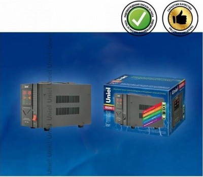 Стабилизатор UNIEL 03114 RS-1/10000 - 10,0 кВА