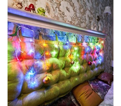 Электрогирлянды NEON-NIGHT (255-019) Айсикл бахрома 1, 8х0,5м мультиколор