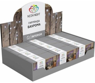 Электрогирлянды NEON-NIGHT (255-019) Айсикл бахрома 1, 8х0,5м мультиколор