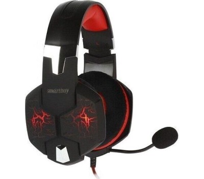 Наушники с гарнитурой SMARTBUY (SBHG-3200) RUSH TAIPAN черно-красный