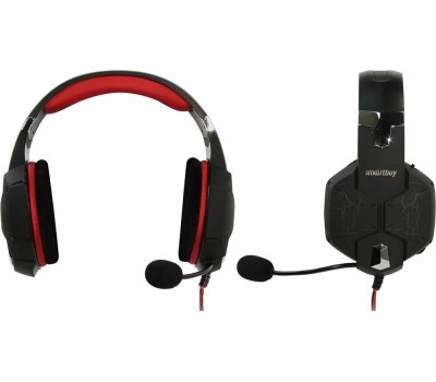 Наушники с гарнитурой SMARTBUY (SBHG-3200) RUSH TAIPAN черно-красный
