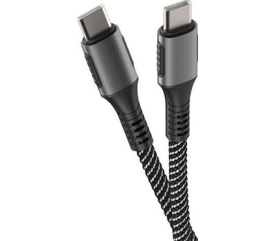 Кабель Type-C OLMIO Кабель PD, USB2.0, Type-C - Type-C, 3.3A, 1.2м, черный (40275)