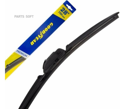 Щетка стеклоочистителя GOODYEAR GY000448 PREMIUM 28''/70см бескаркасная