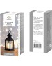 NEON-NIGHT (513-051) Декоративный фонарь со свечкой, черный , 10.5х10.5х24 см, цвет Теплый