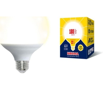 G (Лампы-глобы) VOLPE (UL-00004875) LED-G120-22W/3000K/E27/FR/NR