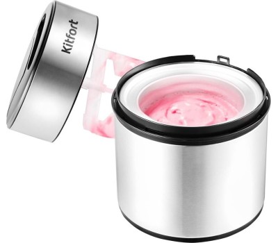 Мороженица KITFORT КТ-1804 серебристый/черный