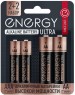 Батарейка алкалиновая ENERGY Ultra LR6+LR03/4B (АА+ААА) 104981