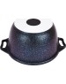 Кастрюля KUKMARA кгг32а а/пр литая 3,0л стекл/кр Granit ultra blue