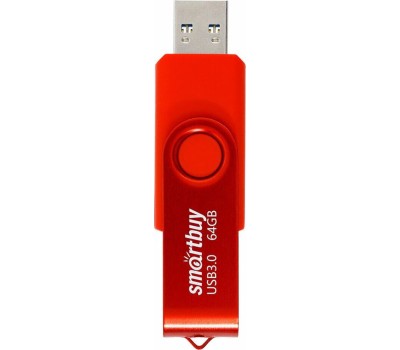 USB-флэш SMARTBUY (SB064GB3TWR) UFD 3.0/3.1 064GB Twist Red красный
