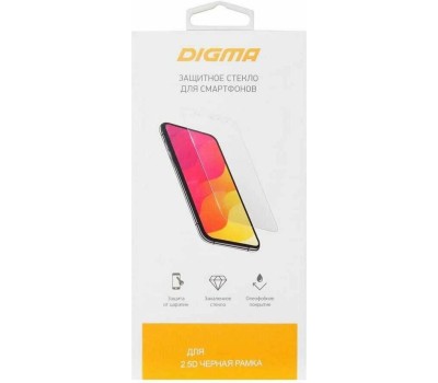 DIGMA Защитное стекло для экрана 2.5D черный Xiaomi Redmi 10 1шт. (DGG2XR10AA)