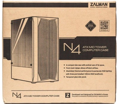 ZALMAN MidiTower N4 Rev.1 (без БП) Black