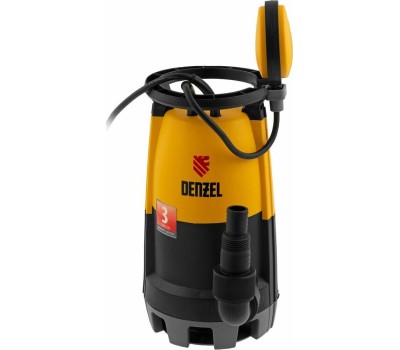 Дренажный насос DENZEL DP-600S, 600 Вт, напор 7 м, 13000 л/ч 97268