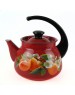 Чайник КМЗ 42715-123/6 эмал 3,0л сфер конс/руч с рис, яркоокрашенный