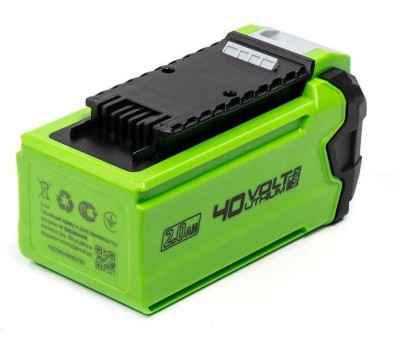 GREENWORKS Батарея аккумуляторная G40B2, 40В, 2Ач, Li-Ion [2926907]