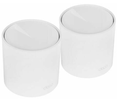 Бесшовный Mesh роутер TP-LINK Deco X60 (2-Pack) AX5400 White (2 шт. в комплекте)