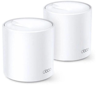 Бесшовный Mesh роутер TP-LINK Deco X60 (2-Pack) AX5400 White (2 шт. в комплекте)