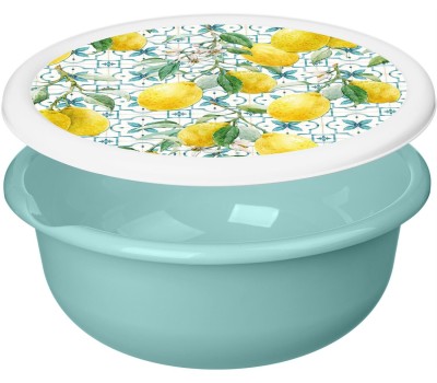 Миска HOMVER Modena Sicily Lemon 1,2л с крышкой с декором (зеленый) 223164018/05
