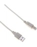 Кабель BURO Кабель USB2.0 USB A(m) - USB B(m), 3м, блистер, серый [bhp ret usb_bm30]