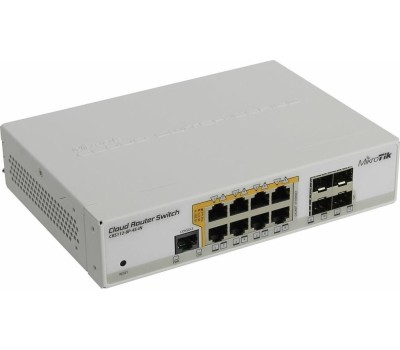 Коммутатор MIKROTIK Коммутатор CRS112-8P-4S-IN, управляемый