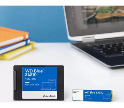 Накопитель SSD WD SSD накопитель Blue SA510 S100T3B0A 1ТБ, 2.5