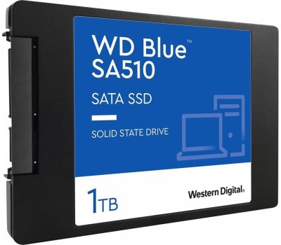 Накопитель SSD WD SSD накопитель Blue SA510 S100T3B0A 1ТБ, 2.5