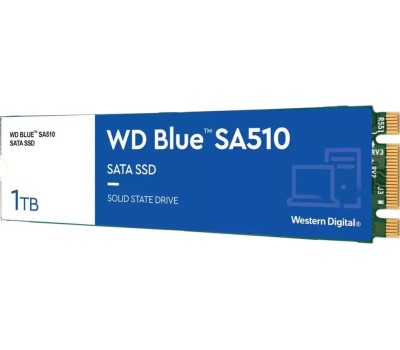 Накопитель SSD WD SSD накопитель Blue SA510 S100T3B0A 1ТБ, 2.5